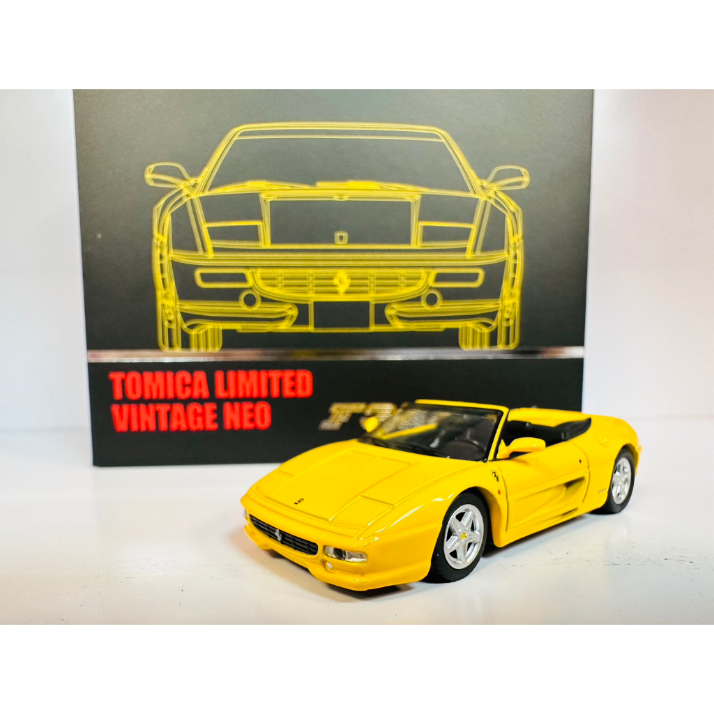 {TZ玩車庫}Tomytec LV-N Ferrari F355 Spider Yellow