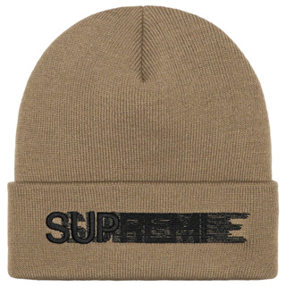 SUPREME SS23 Motion Logo Beanie 針織帽 / 毛帽 (灰褐色) 化學原宿