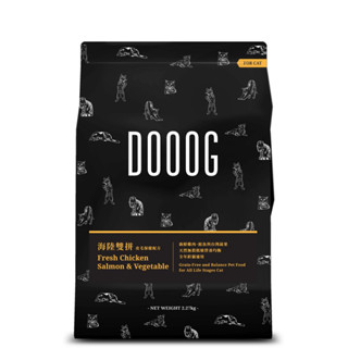 【DOOOG】天然無穀貓糧 海陸雙拼 2.27kg 全齡貓 挑食貓