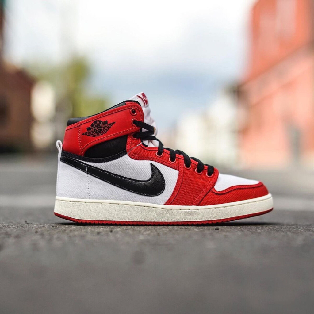 AIR JORDAN 1 KO RETRO\白黑紅 芝加哥配色 帆布 皮革勾 高筒 AJ1【DA9089-100】