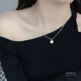 【DaMLA】韓925鍍金-輕奢小眾設計款貝母｜項鍊