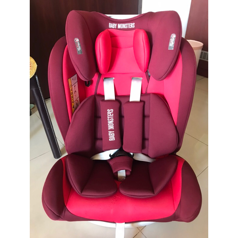 Baby Monsters Guardia 兒童安全座椅 兒童汽座 汽座 isofix 0-12歲可用