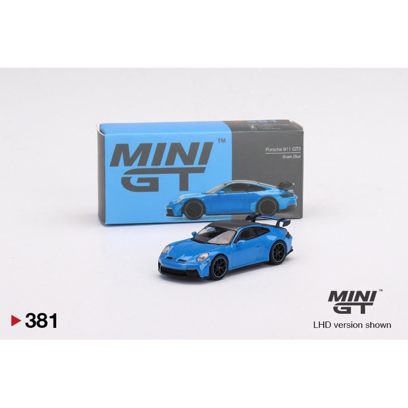 (二手） Mini GT 1/64 Porsche 911 992 GT3 MINIGT 編號381 僅開封展示