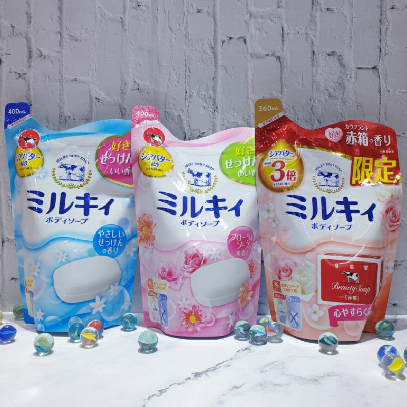 🇯🇵COW STYLE日本牛乳石鹼 牛乳精華沐浴乳補充包系列~400ml