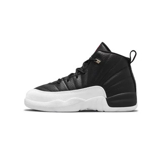 Air Jordan 12 PS " Playoffs " 2022 季後賽 黑白 中童 151186-006