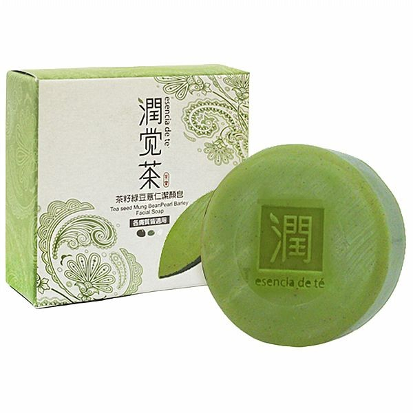茶寶潤覺茶 茶籽綠豆薏仁潔顏皂(100±5g)【小三美日】 DS015412
