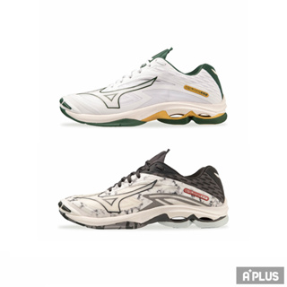 MIZUNO 男 排羽球鞋 LIGHTNING 排球鞋 白綠色 白黑色 -V1GA220044 V1GA220061