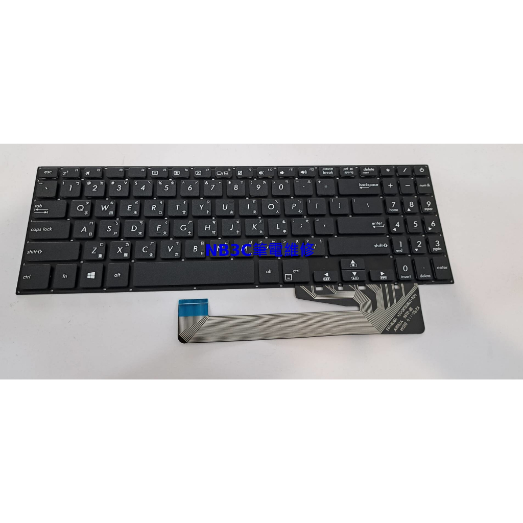 【NB3C大台中筆電維修】 Asus X560MA X560UQ X560U X560UA 鍵盤 筆電鍵盤 中文鍵盤