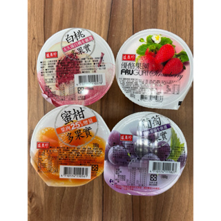 盛香珍 多果實系列(葡萄/白桃/蜜柑) 優酪果園-草莓 180g