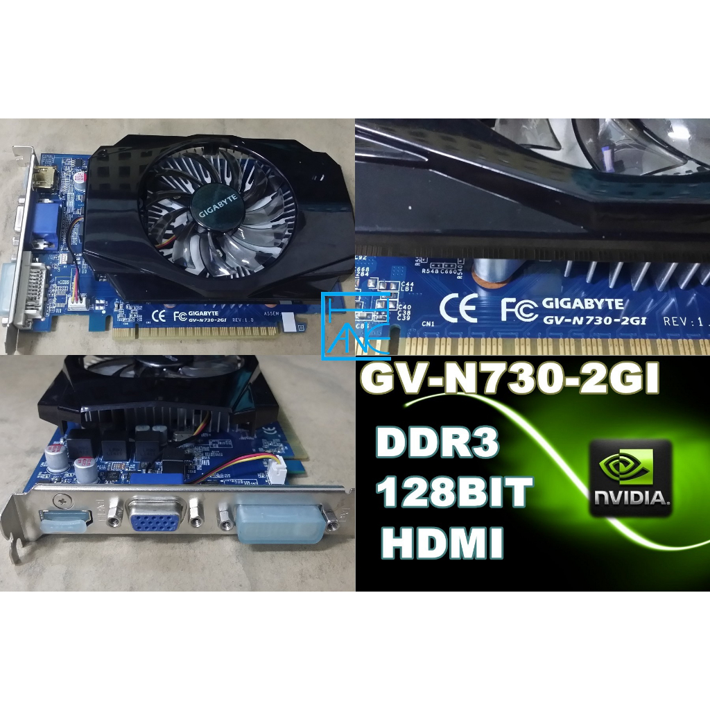 【 大胖電腦 】技嘉 GV-N730-2GI 顯示卡/HDMI/DDR3/128BIT/保固30天/實體店面/可面交