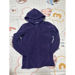 拯救衣櫃 二手特賣 Lativ S號 FLEECE 極暖 紫色外套 搖粒絨外套 刷毛外套 連帽外套