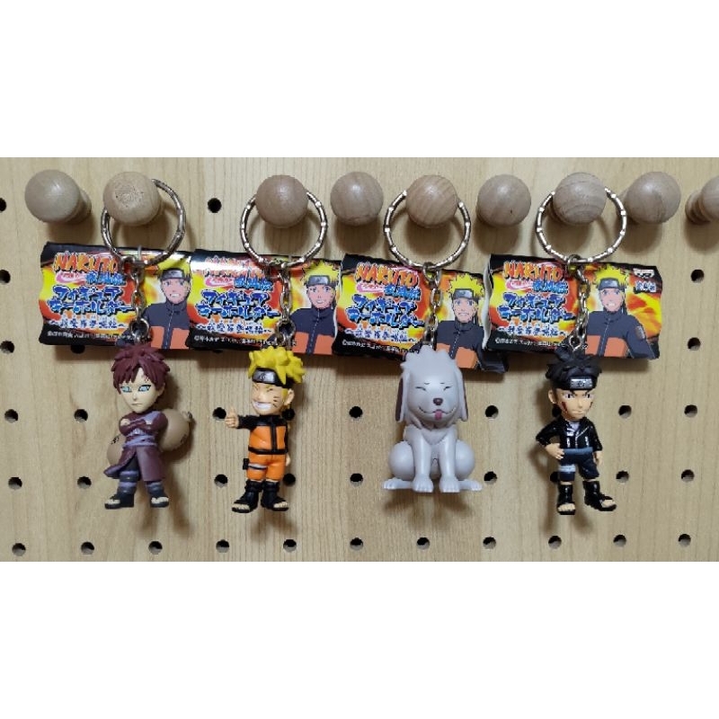 （01/04更新）早期日版萬普火影忍者疾風傳鑰匙圈吊飾 我愛羅登場篇 風影我愛羅 漩渦鳴人 赤丸 犬塚牙