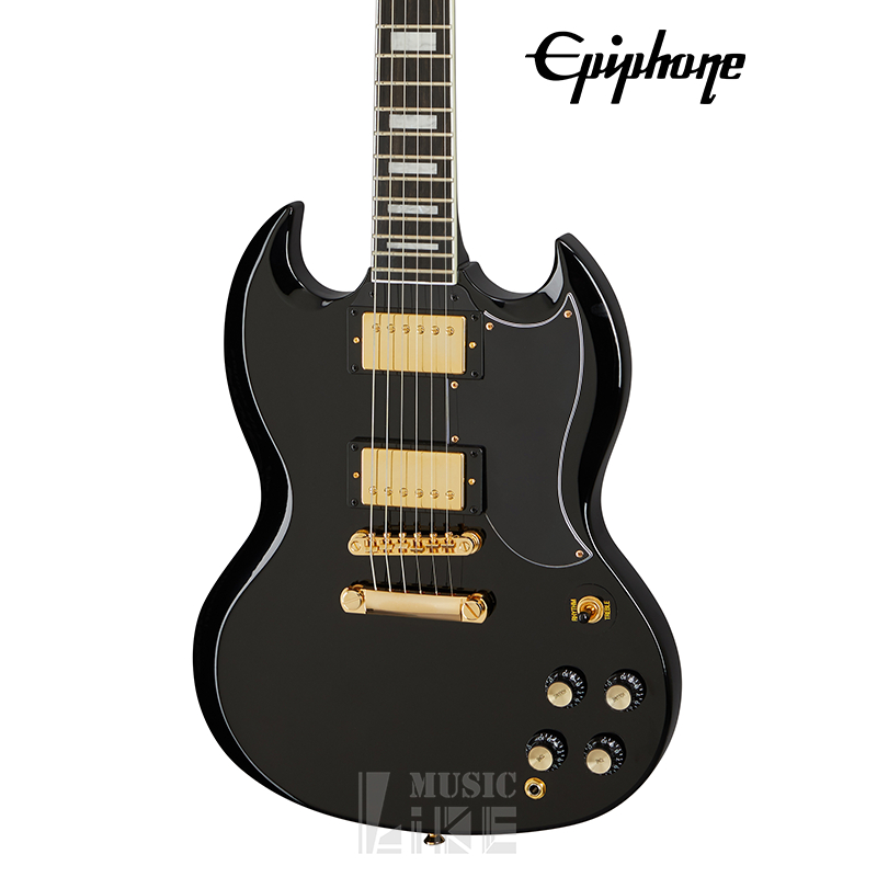 『搖滾必備』Epiphone SG Custom 電吉他 Ebony 經典再現 孤獨搖滾 黑金