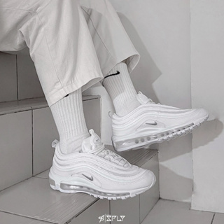 【Fashion SPLY】Nike WMNS AIR MAX 97 女鞋 運動鞋 反光 氣墊全白 DH8016-100