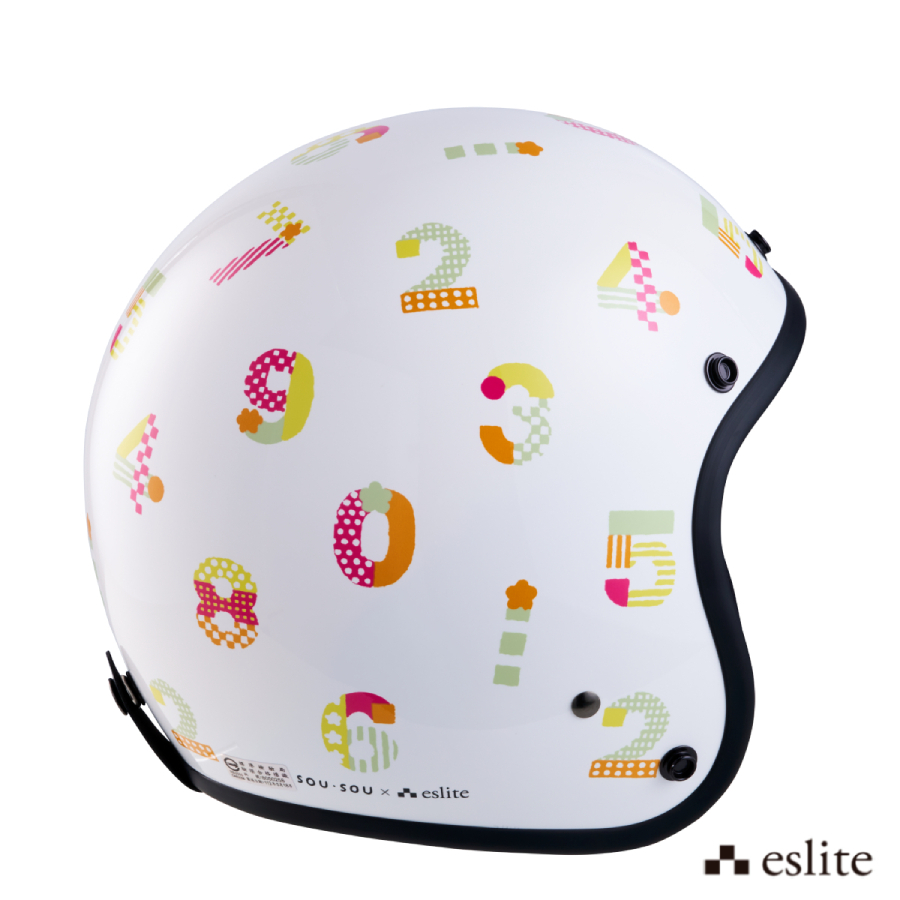 【誠品限定】SOU．SOU X eslite 安全帽/ 十數HARE/ 白　eslite誠品