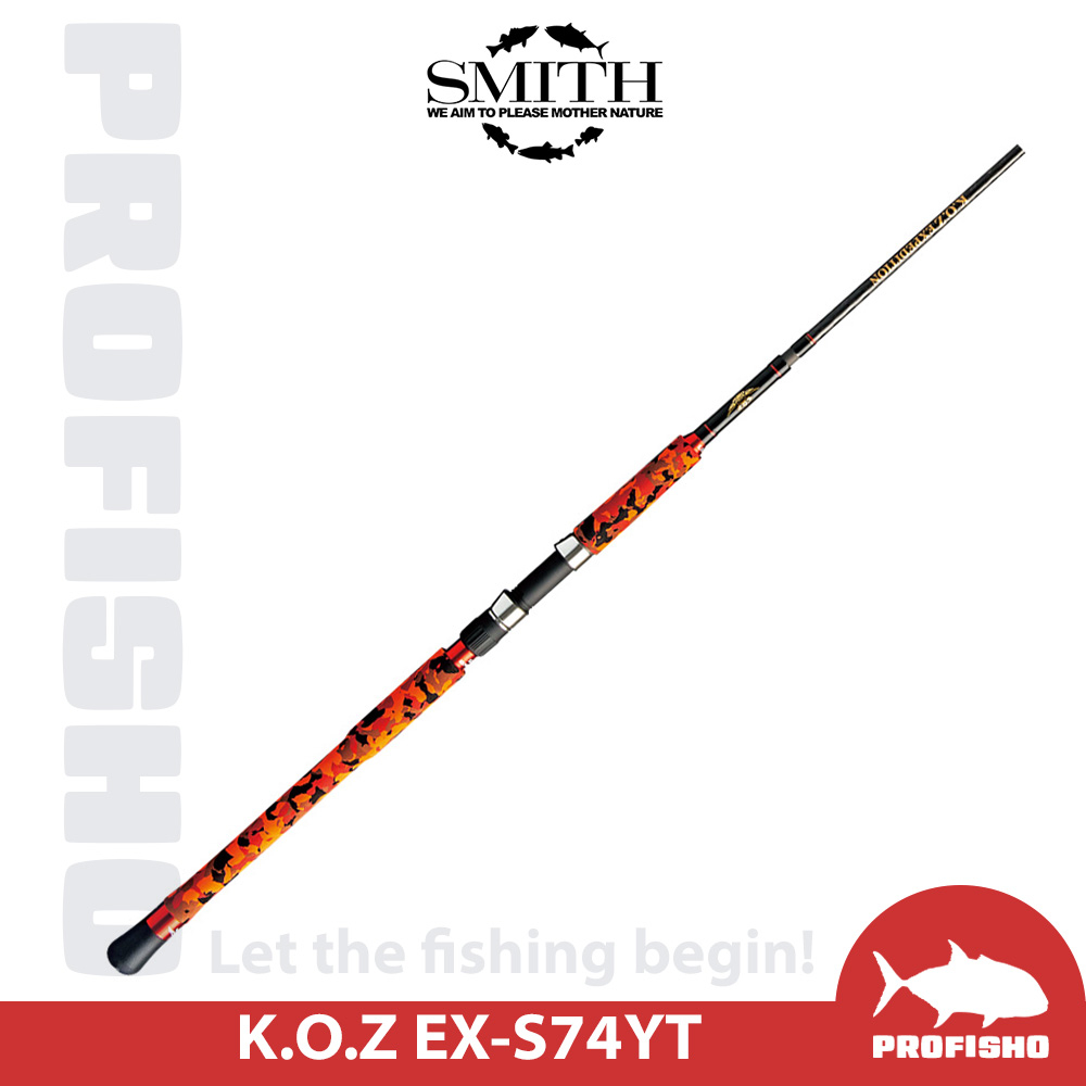 【搏漁所釣具】SMITH EX-S74YT 直柄鐵板竿 KOZ EXPEDITION 一本半 路亞重28-130g
