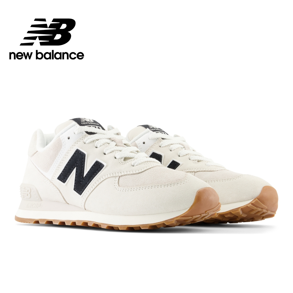 【New Balance】 NB 復古運動鞋_中性_黑杏色_U574NWB-D楦 574 (蝦皮獨家款)