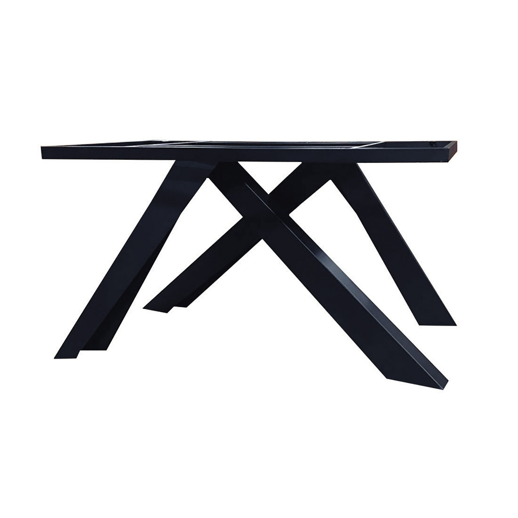 【新荷傢俱工場】E 1236 黑砂鐵腳 4.6尺餐桌腳 鐵桌腳 造型桌腳