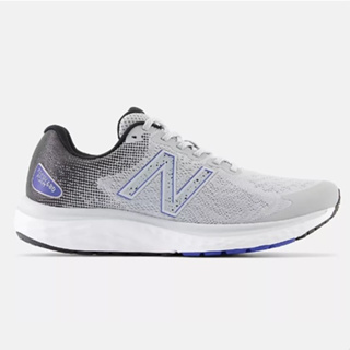 NEW BALANCE Fresh Foam 680 男寬楦氣墊跑鞋 灰 KAORACER M680WN7