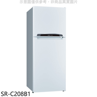 《再議價》SANLUX台灣三洋【SR-C208B1】206公升雙門冰箱(含標準安裝)