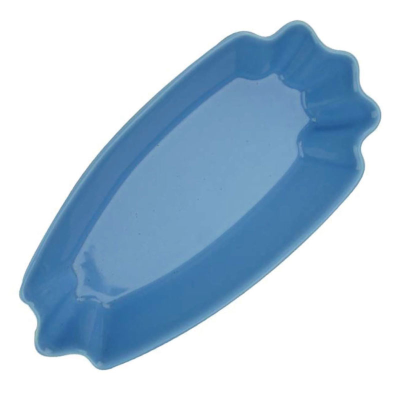 【TIAMO】陶瓷三角形生豆盤/HG9283(淺藍色)|Tiamo品牌旗艦館