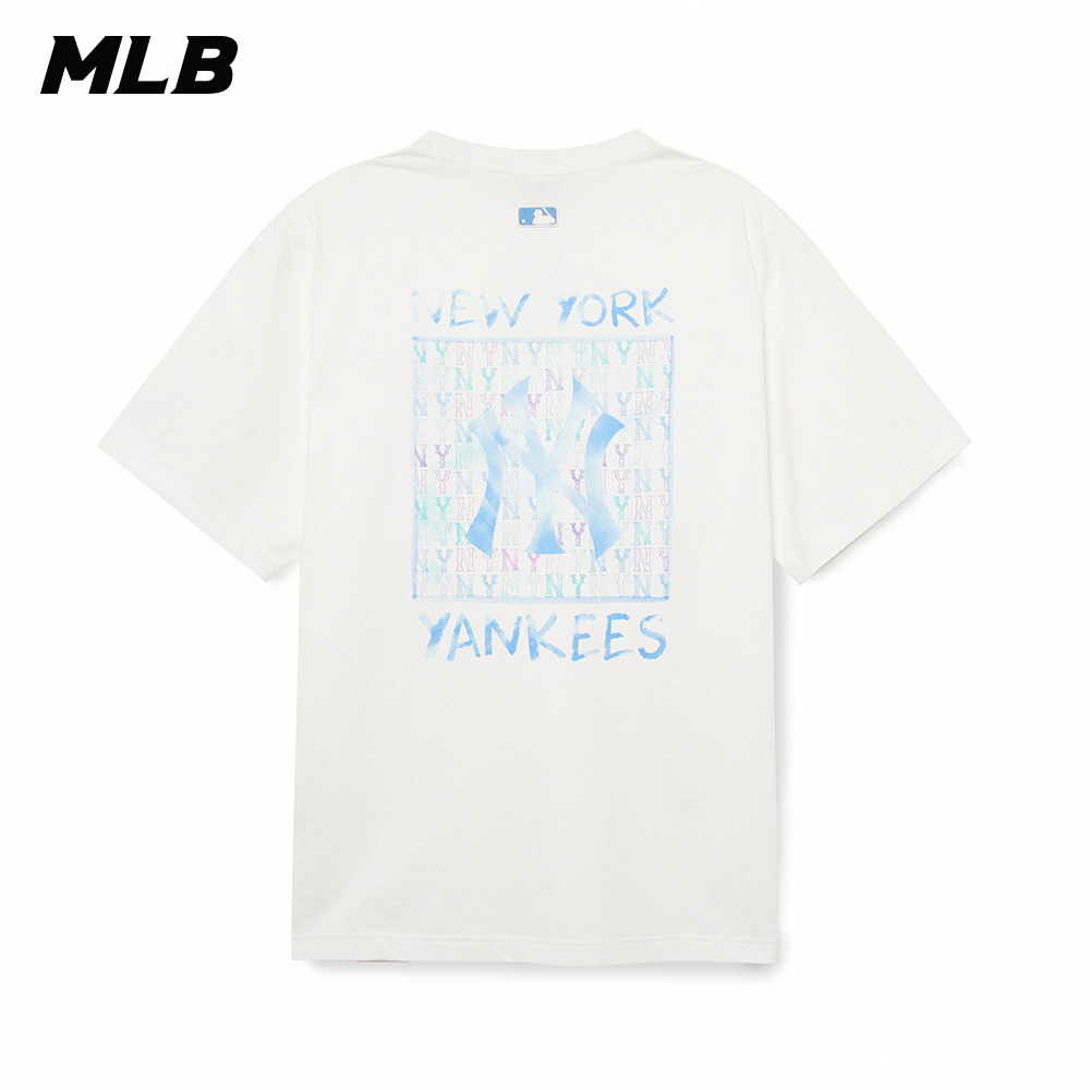 MLB 短袖T恤 MONOGRAM系列 紐約洋基隊 (3ATSM2133-50WHS)【官方旗艦店】