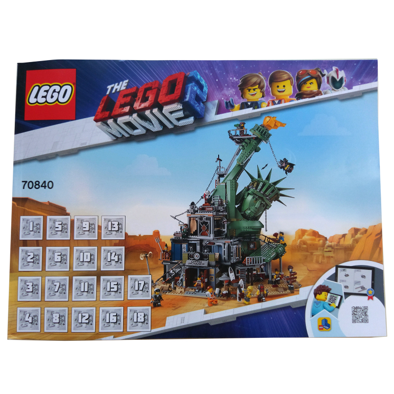 LEGO 樂高 盒組說明書 70840 全新天啓堡說明書 （天啓堡 末日城）