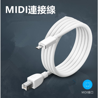 MICRO TYPEC 轉 MIDI OTG數據線 電鋼琴 電子鼓手機數據線