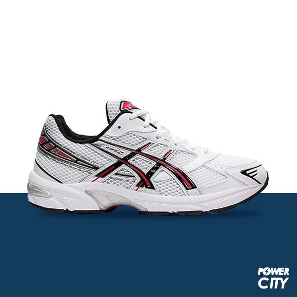 【ASICS】GEL-1130 慢跑鞋 運動鞋 白黑紅 女鞋 -1201A256-105