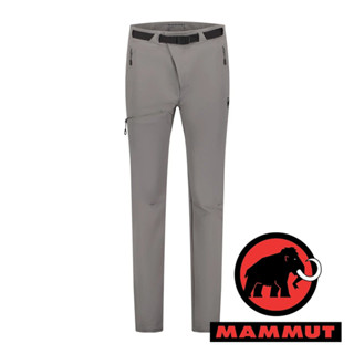 【MAMMUT 長毛象】男 Yadkin 防潑水軟殼長褲『鈦金灰』1021-00161 戶外 露營 登山 冬季 保暖 禦