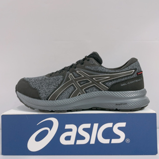 ASICS GEL-CONTEND 7 WP 4E 男生 深灰色 防潑水 4E楦 運動 慢跑鞋 1011B820-001