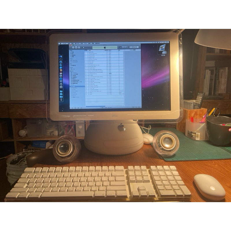 iMac G4 1G 1G+原廠無線藍牙滑鼠鍵盤＋iSight