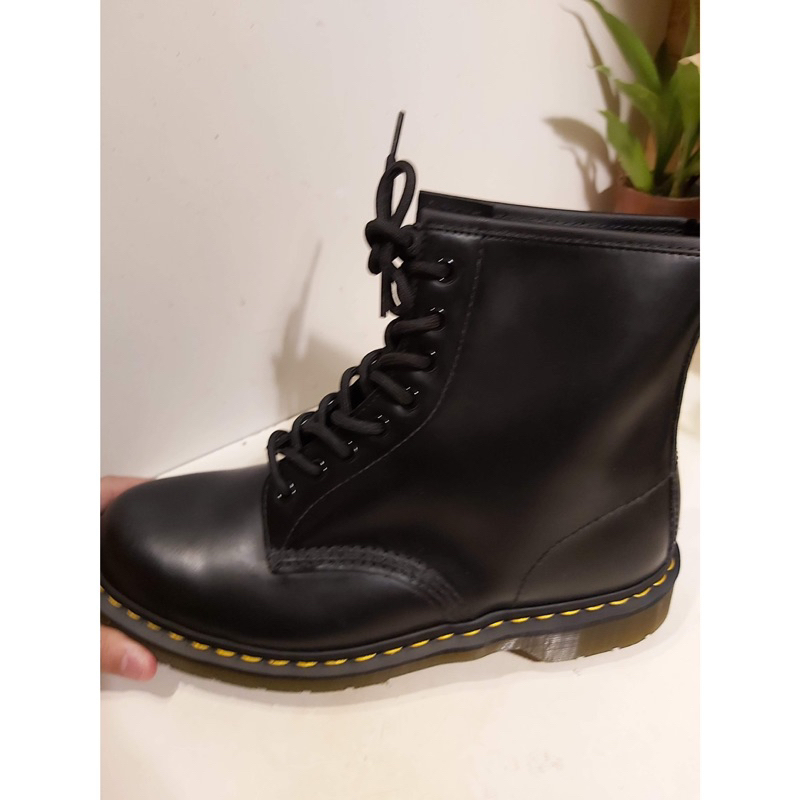 Dr.Martens 馬汀 八孔 1460 硬皮 smooth 黑