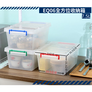 收納會社 聯府 EQ06 全方位收納箱 收納盒 整理盒臺灣製 教具