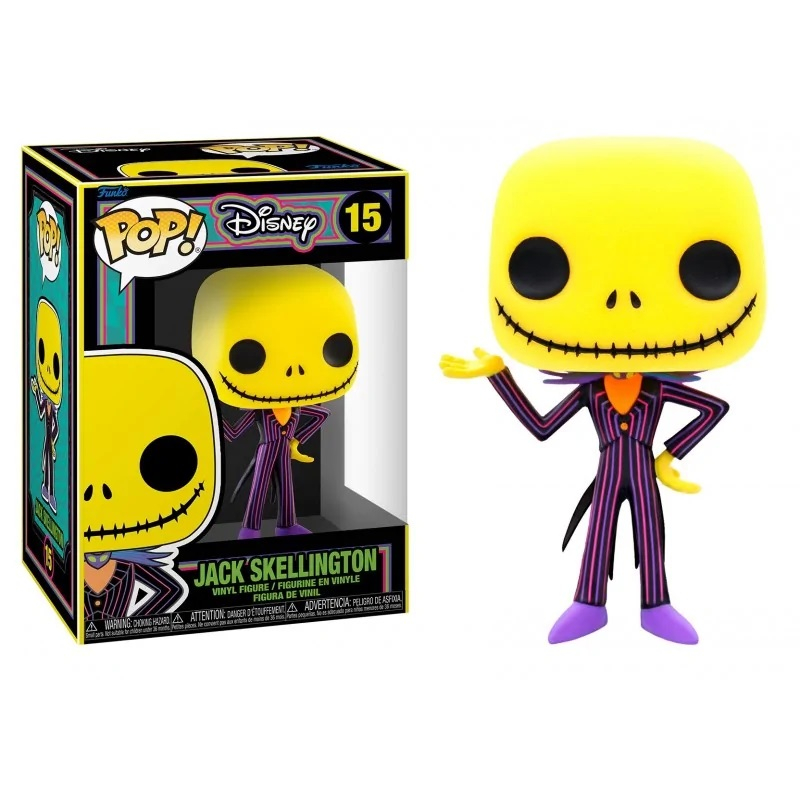 FUNKO POP 15 迪士尼 聖誕夜驚魂 彩色螢光版 傑克 jacky skellington 公仔 收藏 代理版