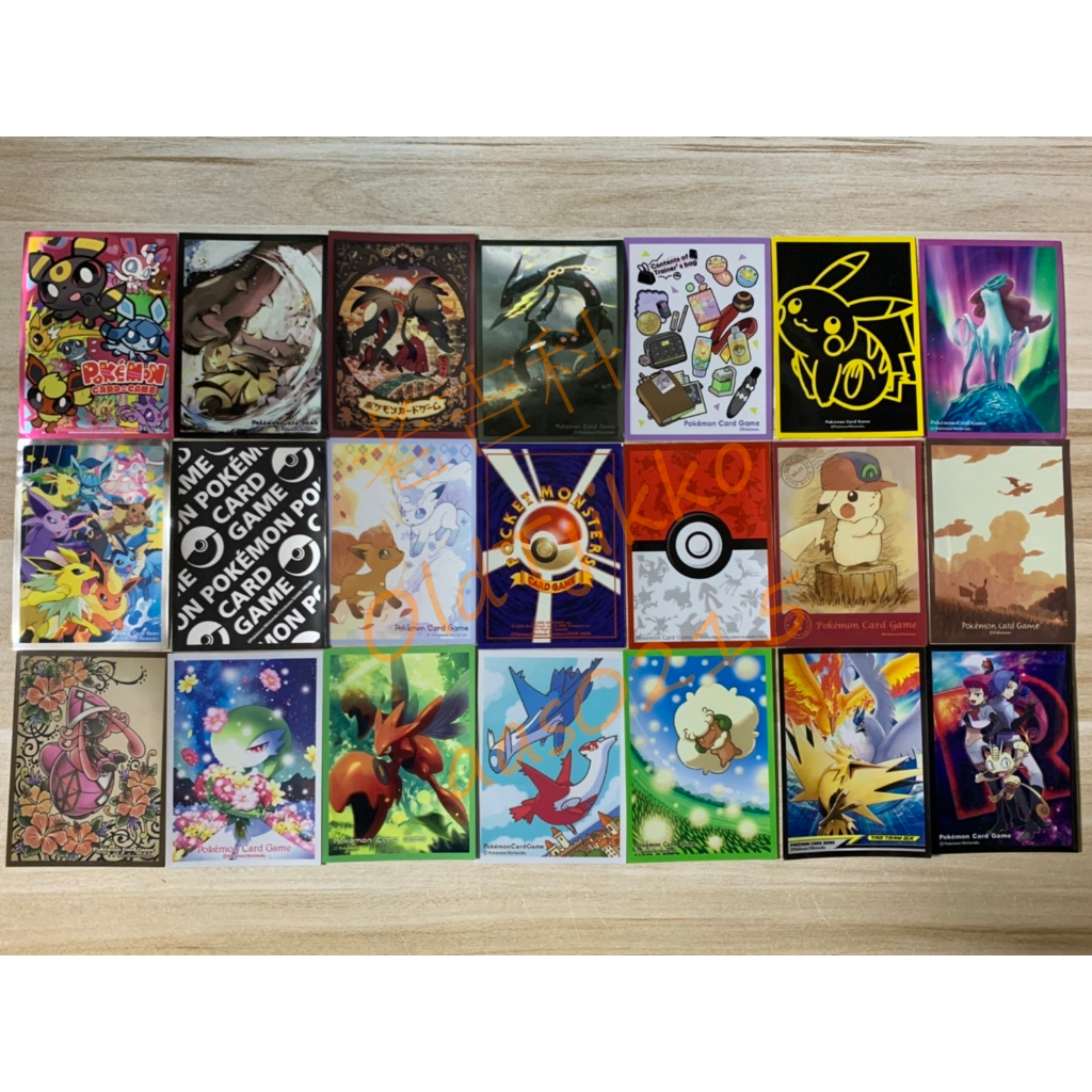 🌸老吉科🍀 Pokémon TCG  PTCG 日版 絕版 寶可夢 各式卡套 零售 第二層 收納 蒐藏 禮盒 寶可夢中心