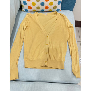 二手良品 Uniqlo女裝 輕型V領開襟外套(長袖) S號（適合58kg以下）