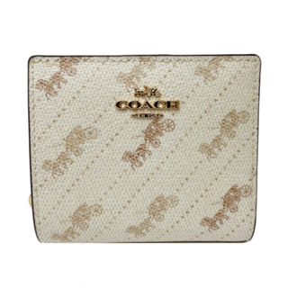 現貨 COACH 滿版馬車短夾 馬車logo 萬用夾