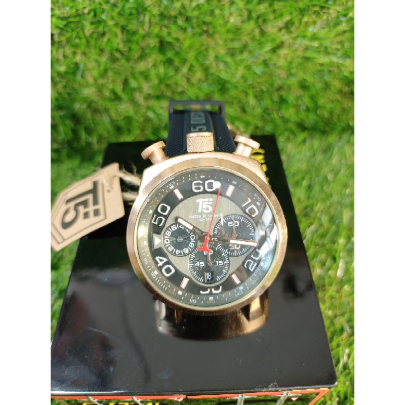 現貨T5 炸彈款手錶 休閒 運動 多功能三眼計時碼錶 大錶面手錶