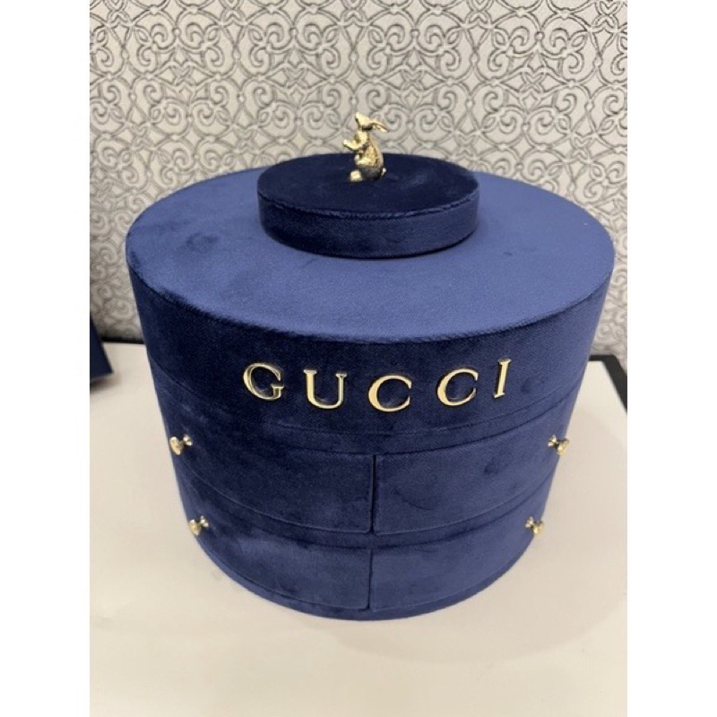 GUCCI 月餅空盒 珠寶飾品盒（全新 沒用過）