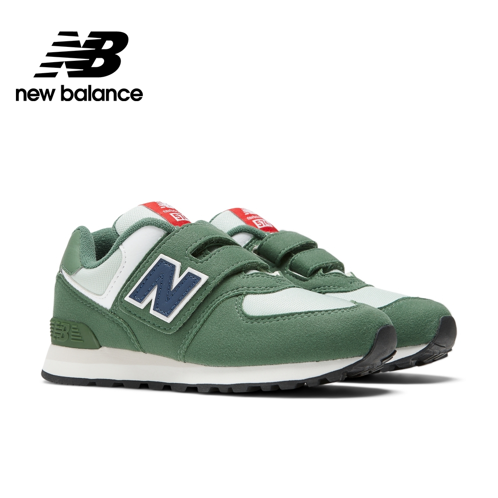 【New Balance】 NB 童鞋_中性_綠色_PV574HGB-W楦