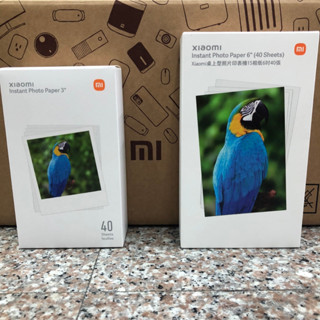 🔥臺灣小米公司貨🔥小米 Xiaomi 桌上型照片印表機1S相紙3吋40張 彩色相紙套裝40張 相片紙 相片機 6吋40張