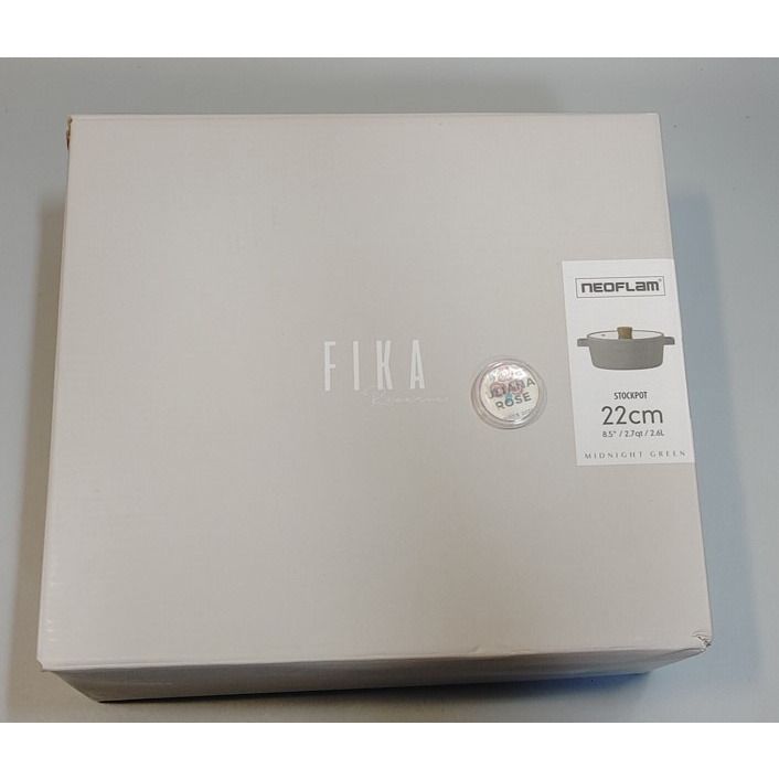 NEOFLAM FIKA 韓國正品  Fika 2.0最新版高階 22公分 湯鍋 有蓋 灰色不沾鍋 平底鍋  IH