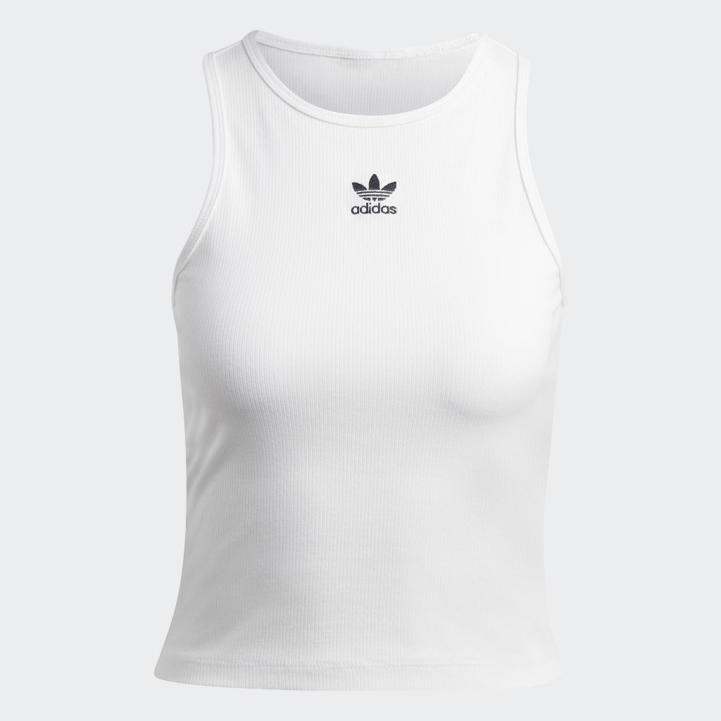 ADIDAS 背心上衣 TANK RIB 女 IB9111 白色