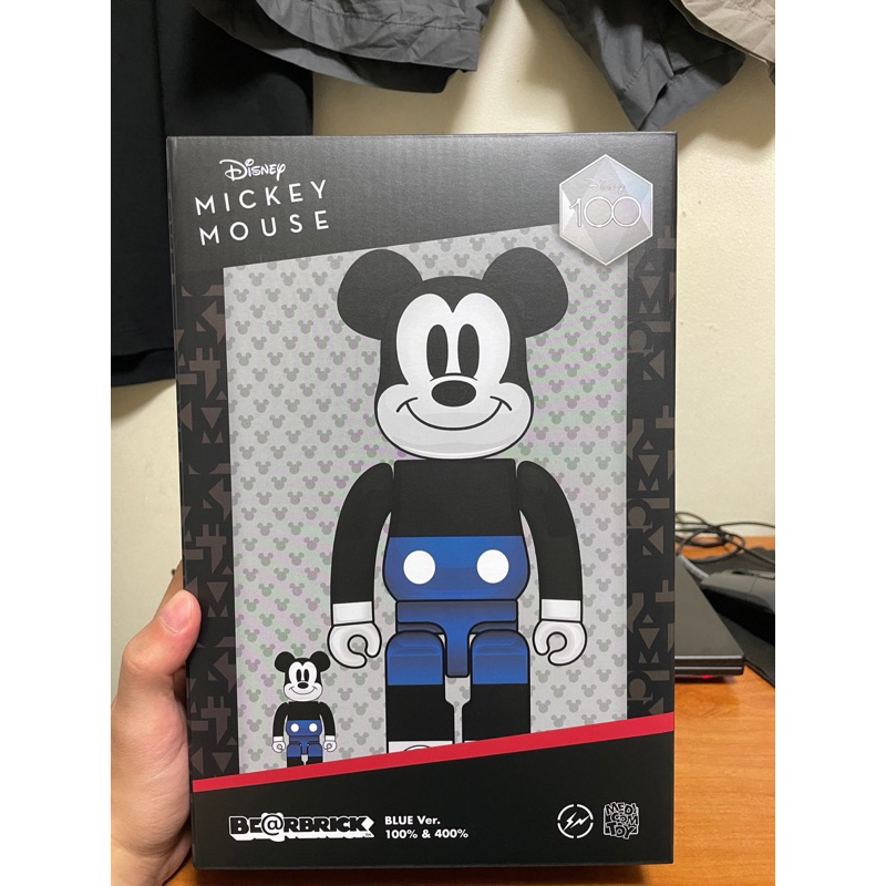 BE@RBRICK fragmentdesign MICKEY MOUSE BLUE Ver