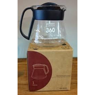 台灣製造 SYG 台玻 耐熱玻璃咖啡壺 玻璃把手/塑膠把手 360ml 花茶壺 刻度咖啡壺