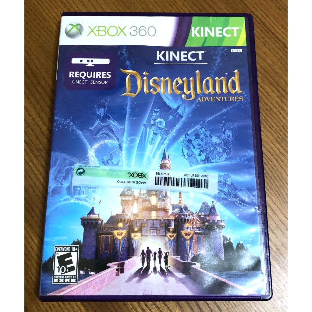 XBOX 360  Kinect Disneyland Adventures 迪士尼大冒險 美規 遊戲片