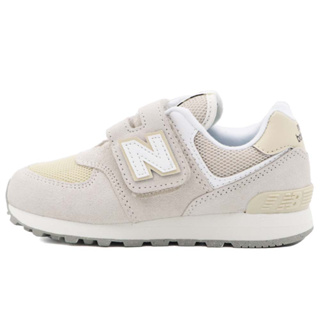 New Balance 574 NB 574 魔鬼氈 運動鞋 中童 米白 R9515 (PV574FGG)