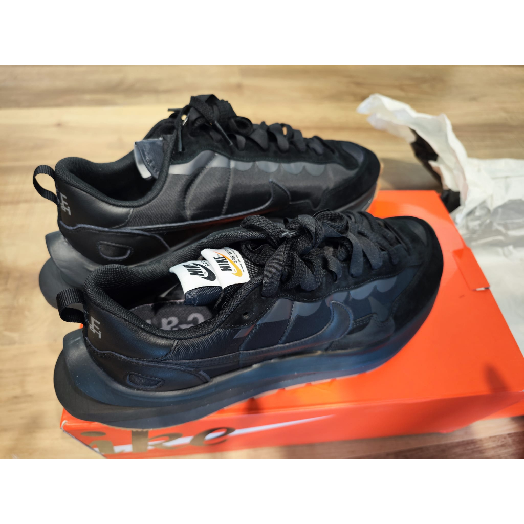 Nike Vaporwaffle Sacai 黑色 US12