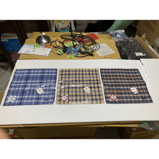 DAKS 小方巾 約26*25.5cm 中國製 綿100% 3款式 籌碼編號